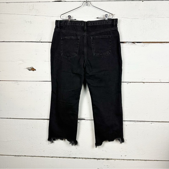 Free people Maggie mid rise straight leg jeans distressed size 32 - Picture 4 of 7